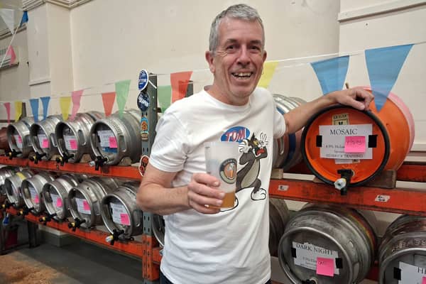 Sham Fest organiser Huw Thomas is hoping this year’s real ale and music festival will be the best yet, following the decision to extend it to three days. Credit: Huw Thomas 