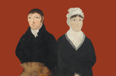 Portraits of Mr and Mrs Rendle from the Museum of Barnstaple and North Devon Collection.
