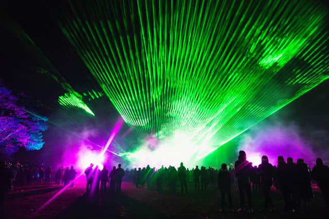 The Kingsley Devon Laser Spectacular returns to Bideford as a fireworks alternative on Friday, November 6. Credit: Kingsley Devon