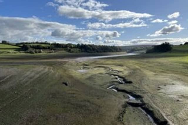 Wimbleball Reservoir, which serves the Exeter area, is down to a shocking 15 per cent capacity.