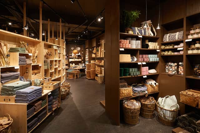 Søstrene Grene stores are known for their signature winding layout and softly lit displays.