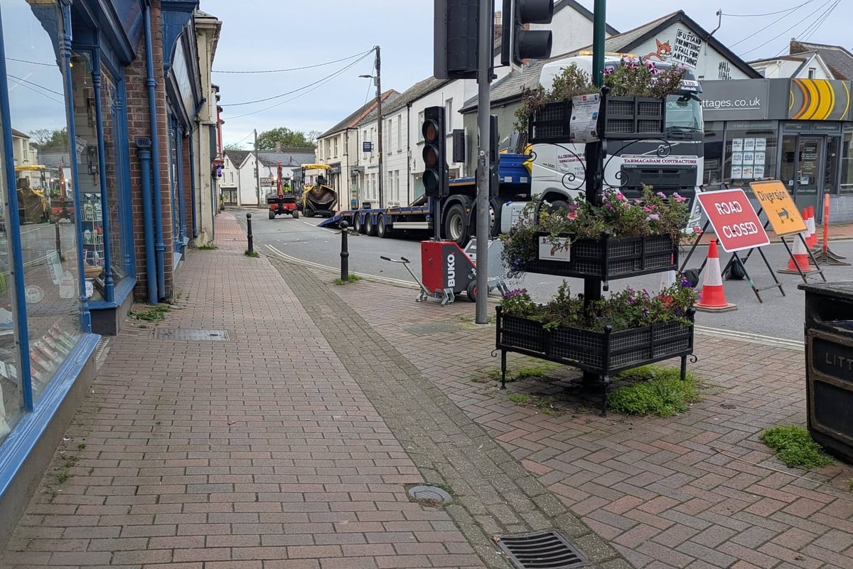 One last closure day for key road through Braunton following water leak