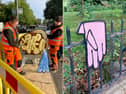 The harvest jug and the lost glove are just two of the artworks that will be popping up in the centre of Bideford this October. 