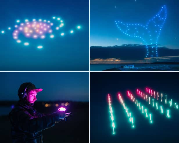 A stunning Christmas-themed drone display is promised at West Buckland School from Cornish company Afterglow this November.