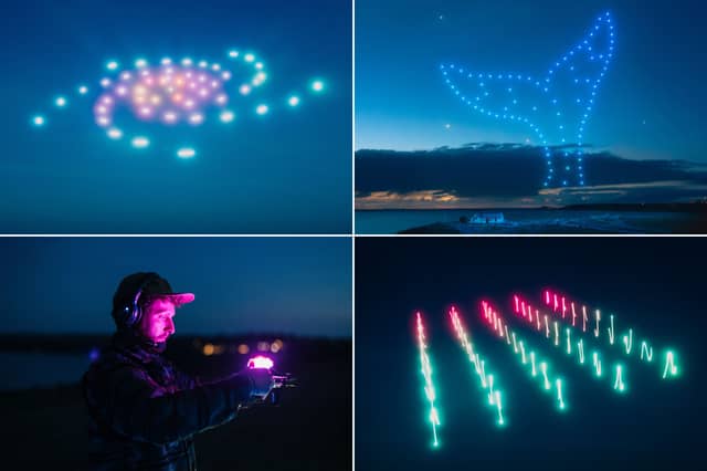 A stunning Christmas-themed drone display is promised at West Buckland School from Cornish company Afterglow this November.
