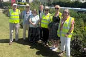 The South West in Bloom judging back in July, with RHS Britain in Bloom judge Tim Eley and volunteers from Barnstaple in Bloom.