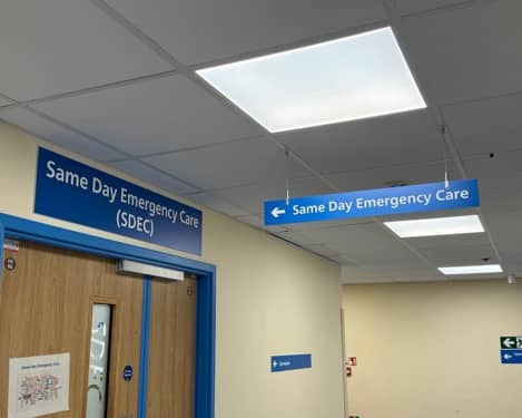 The current SDEC at North Devon District Hospital