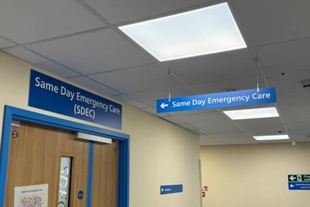 The current SDEC at North Devon District Hospital