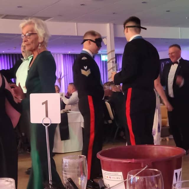 Guests mingle and enjoy the Masquerade Ball in The Barnstaple Hotel, which raised more than £10,000.