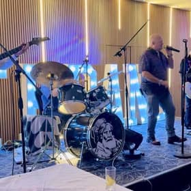 Guests at The Veterans Charity Masquerade Ball in The Barnstaple Hotel enjoyed entertainment including local band Hatchet Jack. 