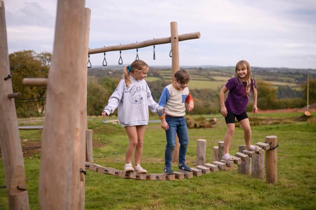Woolley Woods also has a new play area with equipment plus a picnic area.
