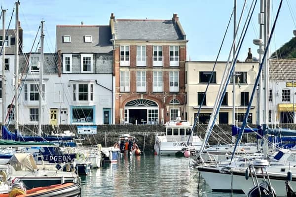 11 The Quay, with upstairs holiday accommodation and a ground floor café is for sale at £750,000.