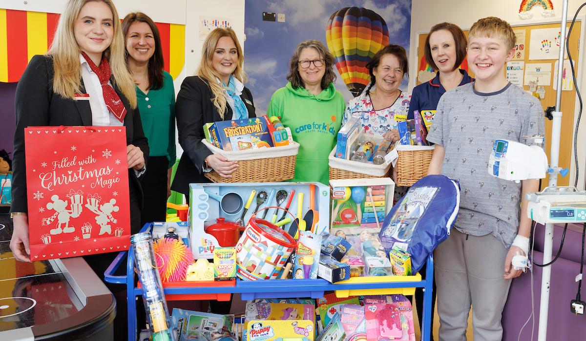 Housebuilders donate Christmas gifts to children in hospital - North