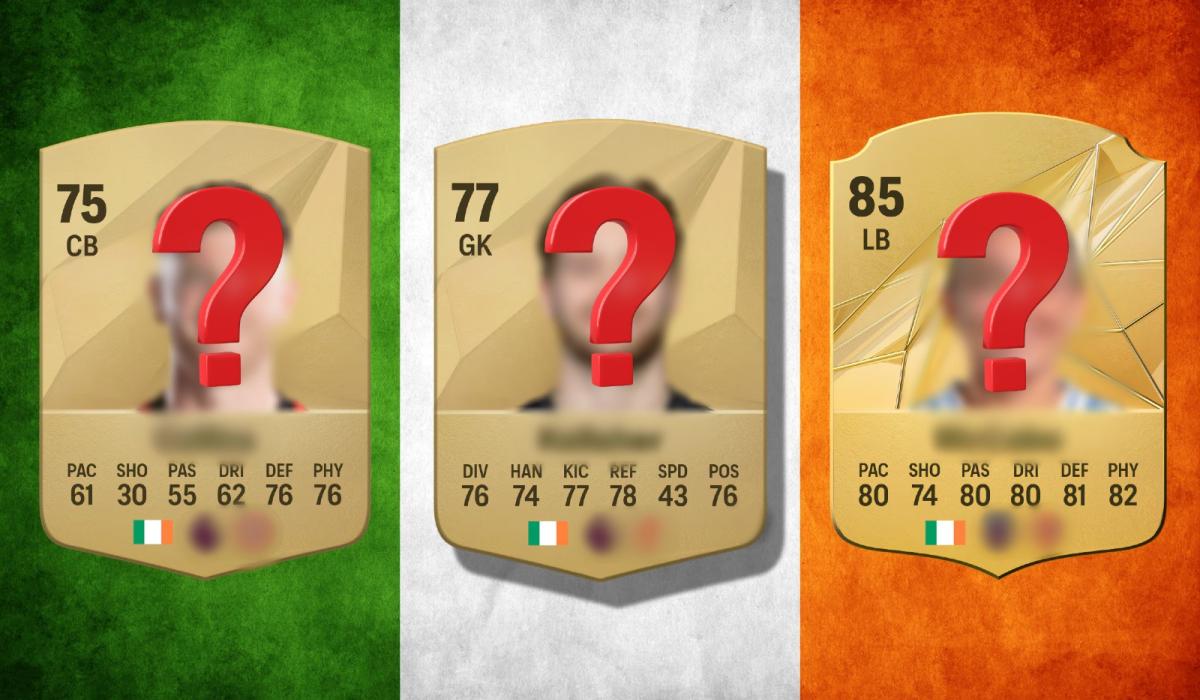 REVEALED Highest rated Irish soccer players in EA FC 25 and you'll