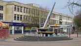 The Giant Sundial, Armada Way &copy; Copyright N Chadwick and licensed for reuse under this Creative Commons Licence.