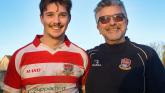 Bideford's man-of the match, Sam Picillo and father, Tony Picillo. Pic from Kevin Crowl