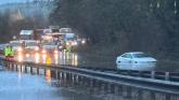 Severe flooding hits Devon as Storm Chandra leaves roads impassable