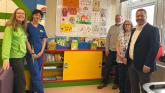 Brilliant new bookcase brightens up North Devon children&rsquo;s ward playroom