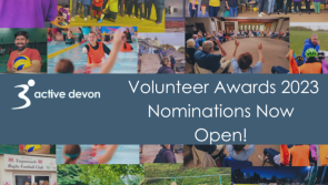 Nominations open for Active Devon Volunteer Awards 2023
