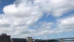 The Red Arrows fly over Barnstaple