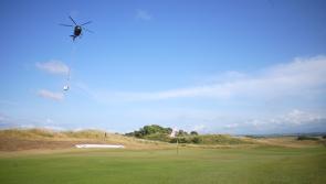1,000 Golf balls fall from the sky in UK-first fundraising event