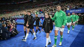 The ‘Boy in the Tent’ Max Woosey leads Ireland out against New Zealand for Rugby World Cup epic