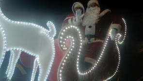 Where can you spot Santa’s Sleigh in Barnstaple? 