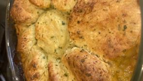 Recipe: Warm your cockles with a butterbean and roasted veg cobbler