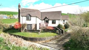 Impressive home split on two levels at Weare Gifford