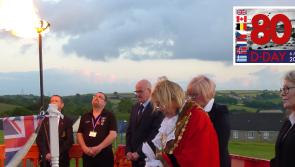 Bideford marks D-Day 80 with stirring tunes and a blazing beacon