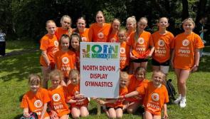 ND gymnasts display their skills at national events
