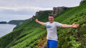 Inspiring autistic advocate Hayden Kenyon runs Lundy Island Trail Race