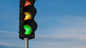 Traffic signals out at Barnstaple junction