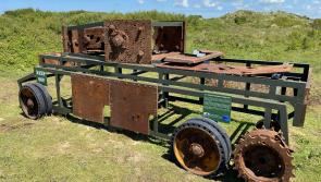 WW2 Tank restored at Braunton Burrows Training Area 
