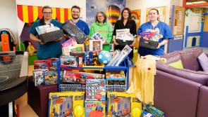 Housebuilder donates Christmas presents to children’s ward
