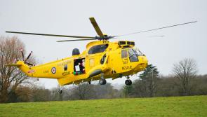 Santa arrives in North Devon… but by helicopter
