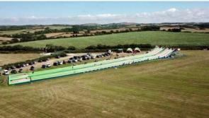 Giant water slide attraction seeks permission to stay in North Devon field