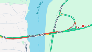 Standstill traffic in North Devon after two-vehicle collision