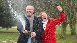 Couple planning their wedding after £1 million lottery win