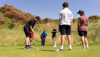 Junior golf at Saunton
