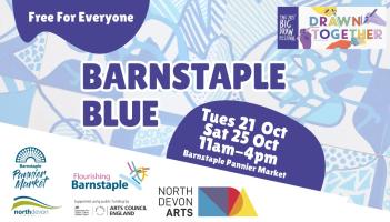 Barnstaple Blue poster