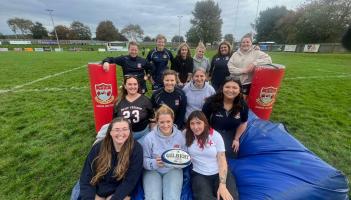 Bideford RFC celebrating the Red Roses