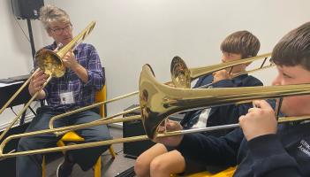 Brass scholars in action