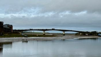Taw Bridge Barnstaple-river