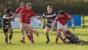 Barnstaple Chiefs v Taunton Titans. Pic from Bob Collins