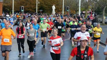 Running in Bideford. Pic from Graham Hobbs