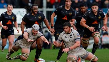 Exeter Chiefs v Bristol Bears. Pic from PPAUK
