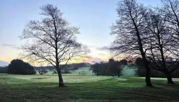 Winter scene at Holsworthy GC