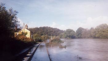 Tarka Line flooding in 2000 credit Ainsley-Bennett