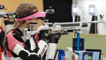 Shannon Griffiths at the Luxembourg International 10m Air Competition